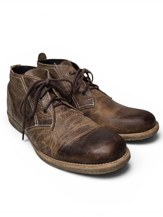 Bed Stu Draco Chukka Ankle Boots Mens Distressed Leather Retro Steam Punk 10.5 main image 5